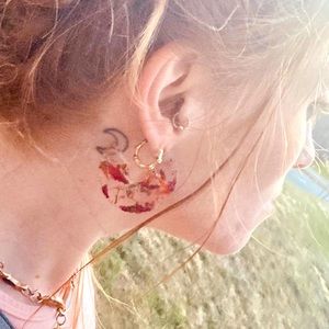 Adorable Bright Resin/Floral Earrings ~ Handmade With Love~